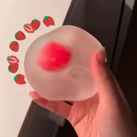 Taba Squishy Stress Ball Resistance Fingertips Water Ball Sensory Stress Relief Slow Bounce Pinch Sq