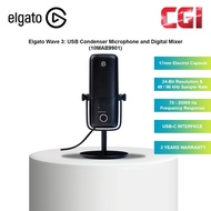 Elgato Wave:3 USB Premium Microphone and Digital Mixing Solution (Black) - 10MAB9901
