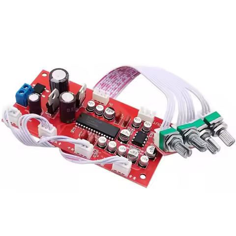 SOTAMIA UPC1892 Tone Preamplifier Audio Board NE5532 OP AMP Preamp Potentiometer Separation Pre-amp 