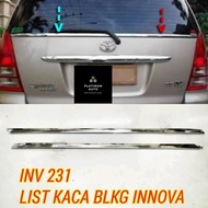 List chrome rear trunk glass toyota Innova old Innova 2004 to 2015 2014 2013 2012 2011 2010 2009 200