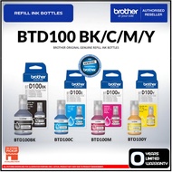 Brother BTD100 Genuine Refill Ink BK/C/M/Y For DCP-T230 T430W T530DW T730DW T830DW MFC-T930DW