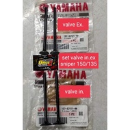 set valve intake, exhaust for yamaha sniper 135/sniper 150