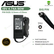 Asus Laptop Charger 19V 4.74A for K72JT K72JU K72JV K72JW K72K K72L K72N K72P K72Q K72R K72S K72Y