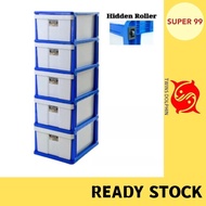 TWINS DOLPHIN 5 Stage Plastic Drawer / Plastic Cabinet / Storage Cabinet GH292/L5