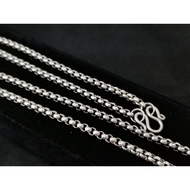 Stainless steel 4mm Zhen Zhu Amulet men's necklace!