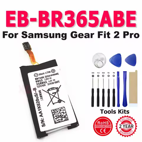 EB-BR365ABE For Samsung Gear Fit 2 Pro SM-R365 R365 EB-BR360ABE Replacement Battery For Samsung Gear