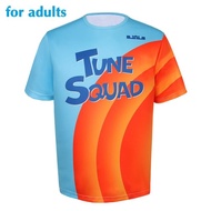 Space-Jam Basketball Jersey Tune-Squad 6 James Shorts Goon Squad Costume Movie A New Legacy Basketball Uniform Kids Adults