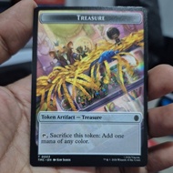 MTG Treasure Token (front) Robot Token (Back) T 0003 Magic the Gathering Card
