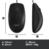 Logitech B100 Original Logitech B100 Mouse/ Logitech B100 USB Mouse/
