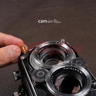 【現貨】cam-in Rolleiflex閃光燈接頭堵頭快門按鈕 短款銅色 cam9052熱銷