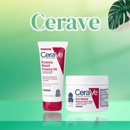 CeraVe Itch Relief Moisturizing Cream 340g&Eczema Relief Creamy Oil 236ml