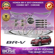 ✧ ◊ Honda BR-V / Brv Garnish Cover Set Black Chrome 2017 - 2022 / Honda BRV Accessories Parts Combo