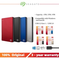 【Ready stock】Hard disk 4TB 2TB 1TBBackup Plus Slim External Hard Drive 2.5"HDD Hard disk USB 3.0