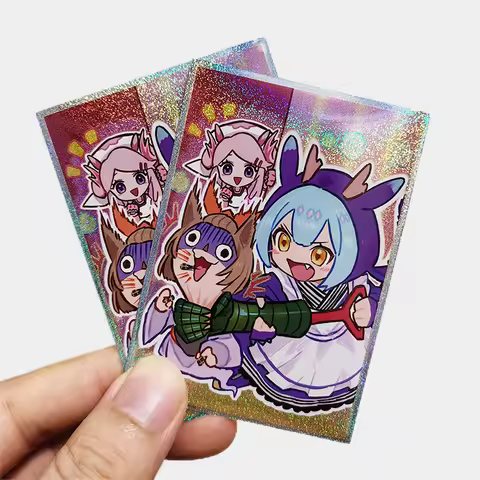 50PCS Yugioh Holographic Card Sleeves Yu-Gi-Oh! Ash Blossom & Joyous Spring Laundry Dragonmaid OCG T