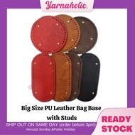 Bag Base-Big Size Bag Base -PU Leather with Studs /Tapak Beg Kulit buatan / Bag Accessories for Croc