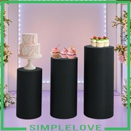 [Simple] Plinth Stand Pillar Cover, Wedding Dessert Cylinder Stand, Cylinder Pedestal Cover for Wedd