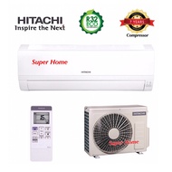 Hitachi 1.0hp Standard Series RAS-EH10CKM & RAC-EH10CKM Wall Type Air Conditioner (R32)