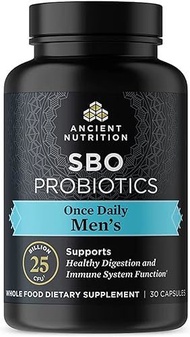 ▶$1 Shop Coupon◀  Ancient Nutrition Probiotics for Men, SBO Probiotics Men s Once Daily 30 Ct, for H