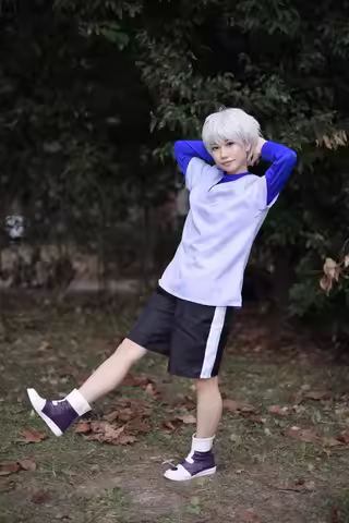 Killua Zoldyck Cosplay Costume For Adult Men Women Kids Halloween Outfits