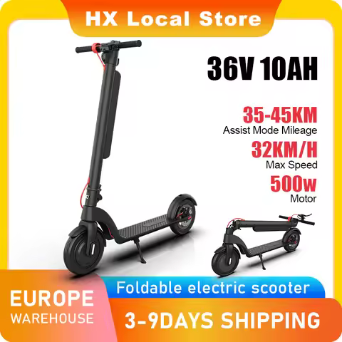 HX X8 10AH adult electric scooter escooter 350W 32KM/H Foldable Electric kick Electric Scooters 10 I