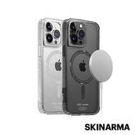 Skinarma日本潮牌 iPhone 14 Pro Max Saido 低調風格四角防摔手機殼 支援磁吸透明