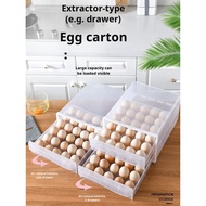 Picnic Crisper Portable Egg Organizer Refrigerator Crisper Drawer Egg Carton