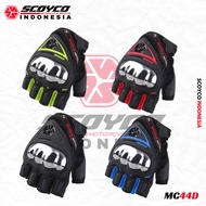 Scoyco MC44D Anti-Slip TPU Half Finger Motorcycle Gloves