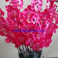 Anggrek Bulan Artificial Bunga Palsu Bunga plastik - Pink