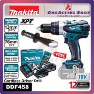 MAKITA 18V Cordless Driver Drill DDF458 - 1 Year Warranty ( MAKITA DRIVER DRILL HAND DRILL MAKITA 18V DRIVER DDF458Z )