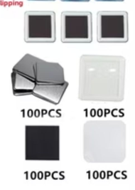 🔥NEW🔥50mm Square - Badge Machine+Pin/Magnetic Badge 100 Sets Of Materials (Including Square Model)