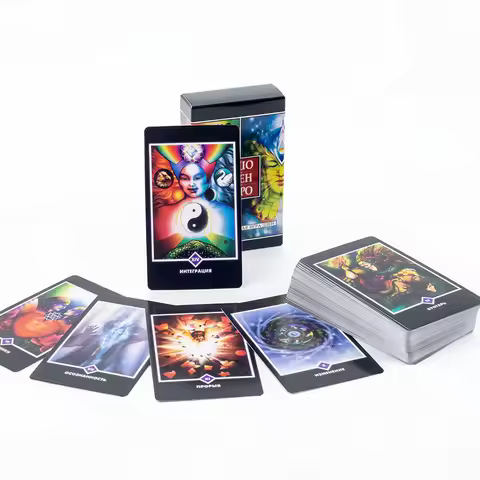 ОШО ДЗЕН ТАРО OSHO ZEN TARO 79Pcs Russian Visions Fate Divination Tarot Cards FortuneTelling Card Ga