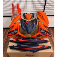MAGIC BOY COVER SET CUSTOM Y15ZR V2 ORANGE GREY 2022 VIETNAM🇻🇳
