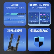 3.8-Wireless Network Card wifi6 Driver-Free Dual-Band 5G Bluetooth 5.4 Two-In-One Computer External 