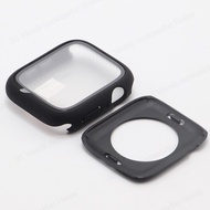 Kính + Ốp Cho Apple Watch Serie 8 7 6 5 4 3 2 1 SE 45Mm 41Mm Chống Nước Bảo Vệ Màn Hình Chống Va Đập