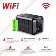 XIHANCAM 5MP CCTV Mini Sim Card 4G Kamera Kecil Baterai CCTV Mini Tersembunyi Tanpa Kabel Konek HP