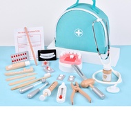 Portable dental toys Kids play house medical bag simulation girl doctor toy set shoulder bag dentist