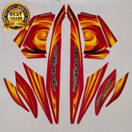 MERAH Striping yamaha mio soul 2007 2008 red body list best quality mio soul accessories