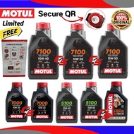 MOTUL 7100 7000 H-TECH 5100 FULLY & SEMI SYNTHETIC ORIGINAL 4T 10W40 10W50 15W50 1.2Liter 1Liter RS1