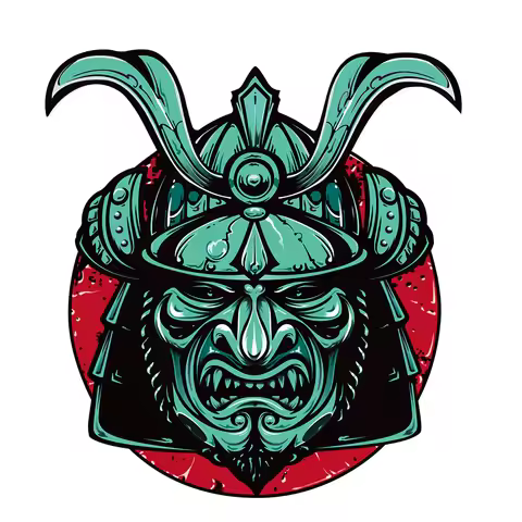 JDM Samurai Reflective Car Stickers Motorcycle Body Windshield Decorative Decal Accessories for PCX1