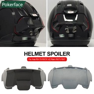 POKERFACE Motorcycle Helmet Spoiler Rear Trim Helmet Spoiler Accessories For Arai RX-7X RX7X VZ-Ram 