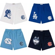 2026 New Model Eric Emanuel EE Basic Mesh Shorts with Classic Floral Print for Men's Sports