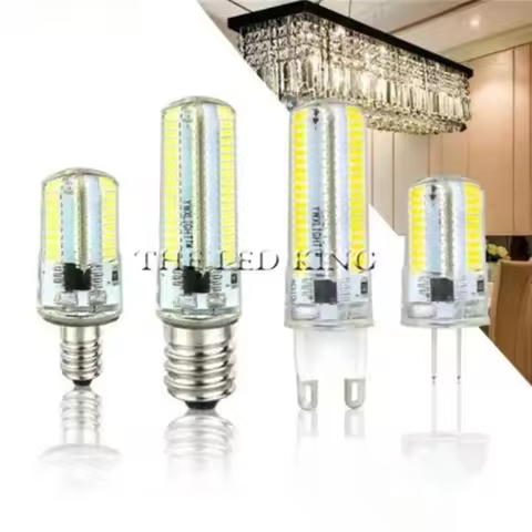 Lampada LED Lamp G4 G9 E14 Dimmable 220V 9w 12w 15w 21w Bombillas Led Bulb AC DC 12V COB Light Repla