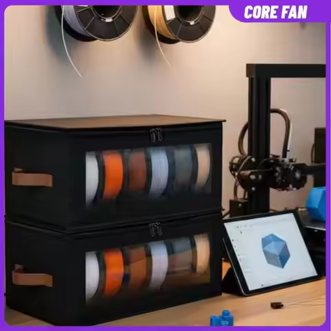 3D Filament Dryer with Desiccants Filament Rack and Organizer Box 4 Spools 1KG for 3D Printing Enthu