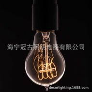 Retro Bulb A60 40W Edison Bulb Decoration Antique Tungsten Bulb 120V220V