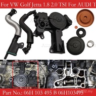 Pemasangan Injap PCV Pemisah Minyak 06H 103 495 B 06H103495 06H103495A Untuk AUDI TT A4 Q5 Untuk VW 
