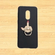 Phone Cover For Sharp Aquos Zero 2 R5G S2 R2 R3 V6 Plus Sense 3 Lite 4 R6 3D Cute Female Finger Ring