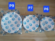 50pcs Piring Plastik Putih P6 P7 P9 / Piring food Grade Piring Sekali Pakai Piring Makan