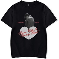 Tshirt Damiano David Lahir dengan Merch Hati yang Patah untuk Lelaki dan Wanita T-Shirt Lengan Pende