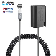 PD USB-C DMW-BLK22 Giả Pin Cho Máy Ảnh Panasonic Lumix G9 GH5S GH5 II GH6 S5K Camera Tương Thích Sạc