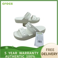 （Genuine Special ）CROCS  Women's SANDALS ผู้หญิง รองเท้ารัดส้น รองเท้าแตะสวม รองเท้าพื้นนิ่ม 204598- 5 year warranty